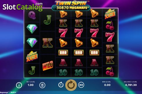 Οθόνη2. Twin Spin Megaways Κουλοχέρης 