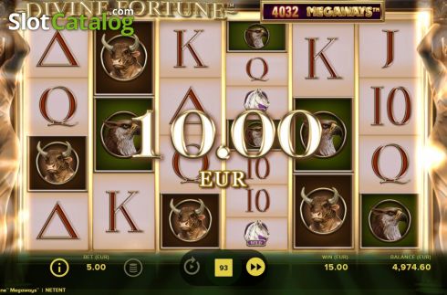 Οθόνη4. Divine Fortune Megaways Κουλοχέρης