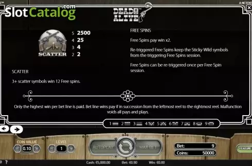 Οθόνη7. Dead or Alive Κουλοχέρης