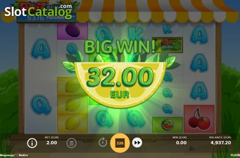 Οθόνη5. Fruit Shop Megaways Κουλοχέρης