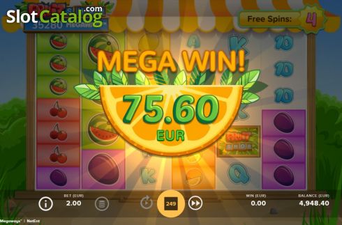 Οθόνη8. Fruit Shop Megaways Κουλοχέρης