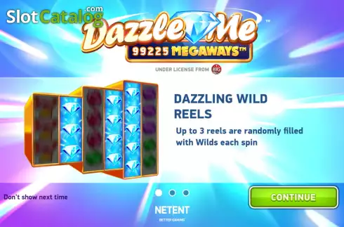 Οθόνη2. Dazzle Me Megaways Κουλοχέρης