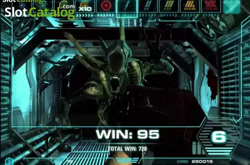 Οθόνη6. Aliens (NetEnt) Κουλοχέρης