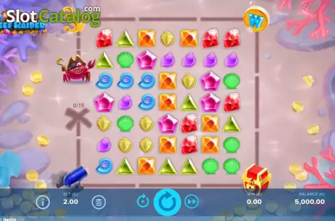 Οθόνη3. Reef Raider Κουλοχέρης 