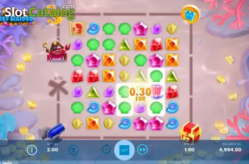 Οθόνη4. Reef Raider Κουλοχέρης 