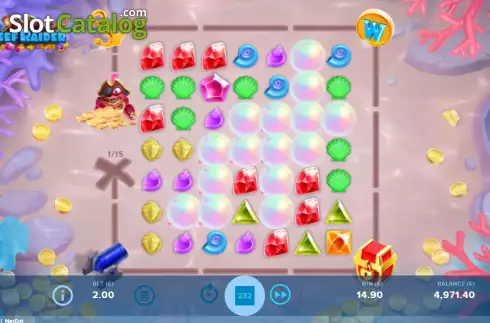 Οθόνη5. Reef Raider Κουλοχέρης 