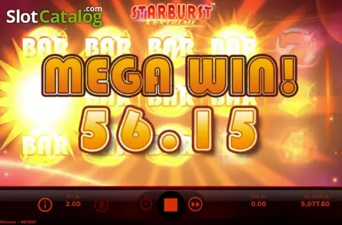 Οθόνη4. Starburst XXXtreme Κουλοχέρης 