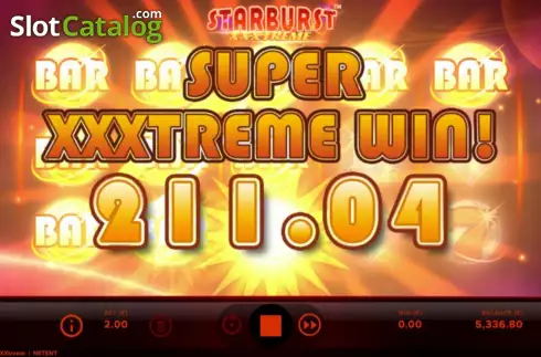 Οθόνη6. Starburst XXXtreme Κουλοχέρης 