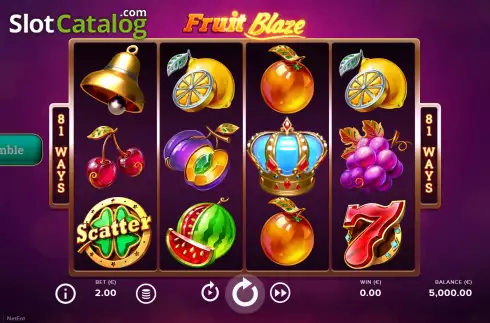 Οθόνη3. Fruit Blaze Κουλοχέρης 