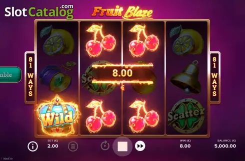 Οθόνη4. Fruit Blaze Κουλοχέρης 
