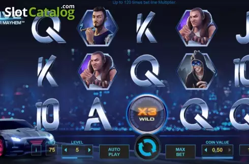 Οθόνη3. Drive Multiplier Mayhem Κουλοχέρης