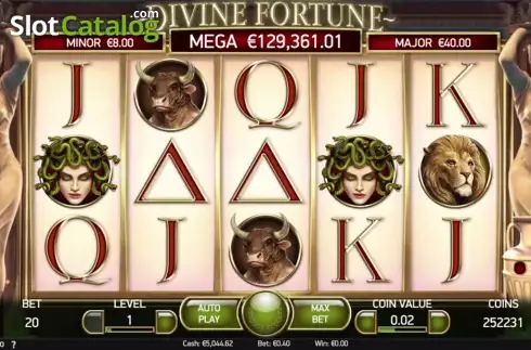 Ροδέλες. Divine Fortune Κουλοχέρης
