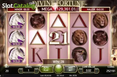 Νίκη. Divine Fortune Κουλοχέρης