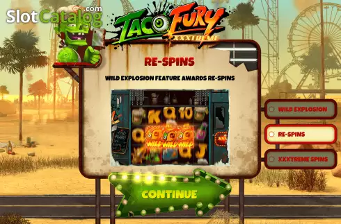 Οθόνη2. Taco Fury XXXtreme Κουλοχέρης 
