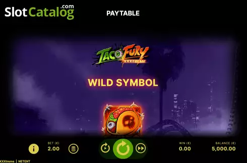 Οθόνη7. Taco Fury XXXtreme Κουλοχέρης 