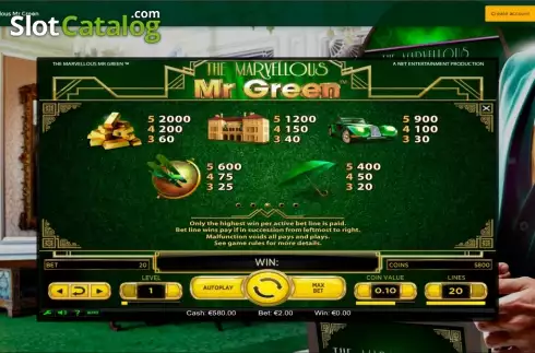 Οθόνη4. The Marvellous Mr Green Κουλοχέρης