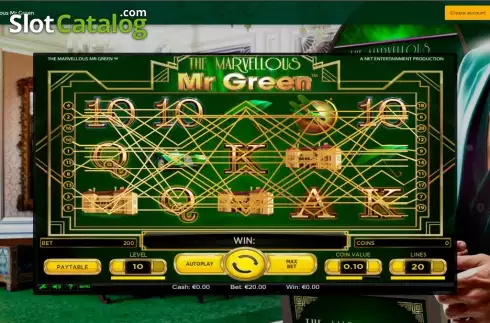 Οθόνη8. The Marvellous Mr Green Κουλοχέρης