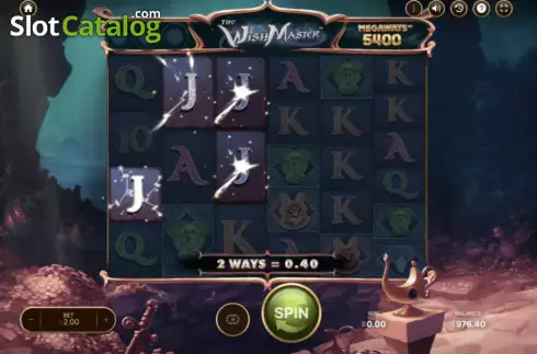 Οθόνη3. The Wish Master Megaways Κουλοχέρης 