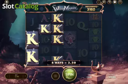 Οθόνη4. The Wish Master Megaways Κουλοχέρης 