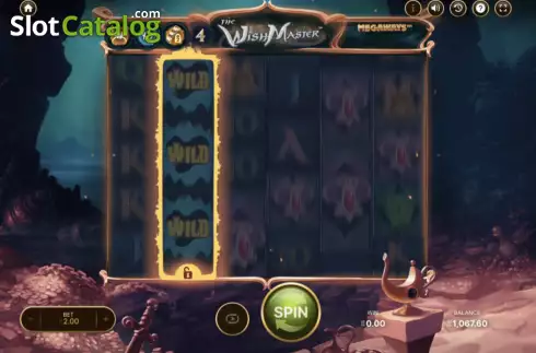Οθόνη8. The Wish Master Megaways Κουλοχέρης 