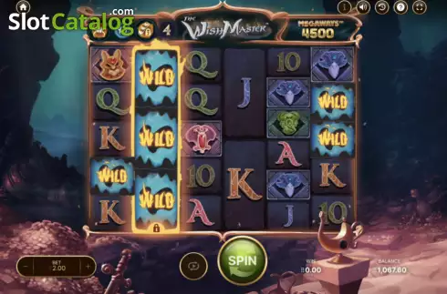 Οθόνη9. The Wish Master Megaways Κουλοχέρης 