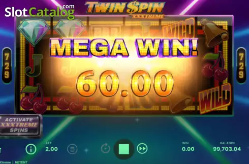 Οθόνη7. Twin Spin XXXTreme Κουλοχέρης