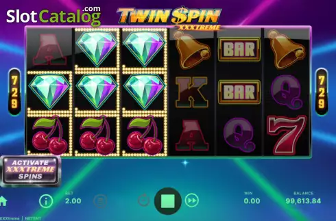 Οθόνη2. Twin Spin XXXTreme Κουλοχέρης