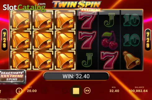 Οθόνη3. Twin Spin XXXTreme Κουλοχέρης