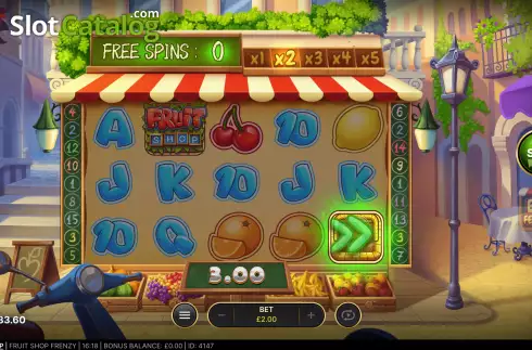 Οθόνη7. Fruit Shop Frenzy Κουλοχέρης