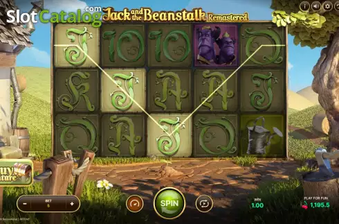 Οθόνη4. Jack and the Beanstalk Remastered Κουλοχέρης 
