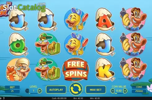 Ροδέλες. Scruffy Duck Κουλοχέρης