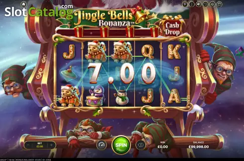 Οθόνη3. Jingle Bells Bonanza Κουλοχέρης