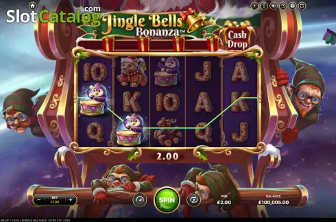 Οθόνη4. Jingle Bells Bonanza Κουλοχέρης