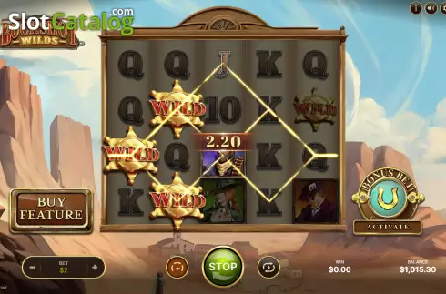 Οθόνη4. Buckshot Wilds Κουλοχέρης