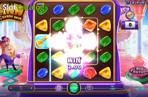 Οθόνη4. Finn and The Candy Spin Κουλοχέρης 