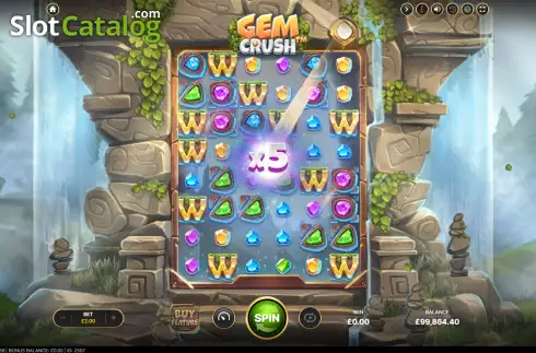 Οθόνη6. Gem Crush (NetEnt) Κουλοχέρης