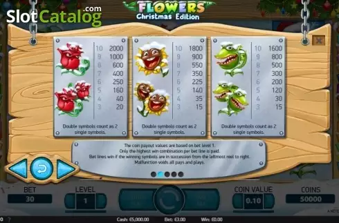 Οθόνη7. Flowers Christmas Edition Κουλοχέρης