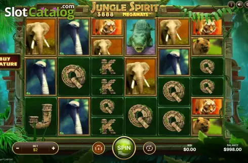 Οθόνη2. Jungle Spirit Megaways Κουλοχέρης