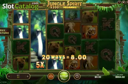 Οθόνη3. Jungle Spirit Megaways Κουλοχέρης