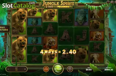 Οθόνη5. Jungle Spirit Megaways Κουλοχέρης
