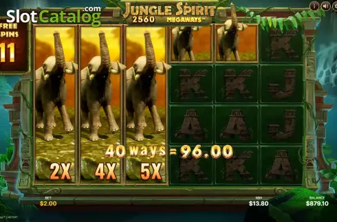 Οθόνη9. Jungle Spirit Megaways Κουλοχέρης