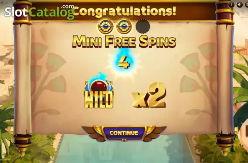 Οθόνη8. Golden Wheels of Egypt Κουλοχέρης