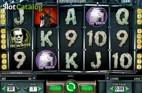 Οθόνη2. Frankenstein (NetEnt) Κουλοχέρης