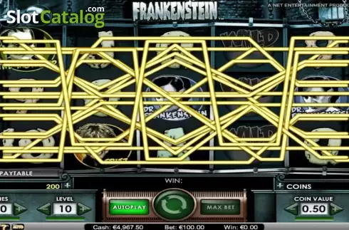 Οθόνη5. Frankenstein (NetEnt) Κουλοχέρης