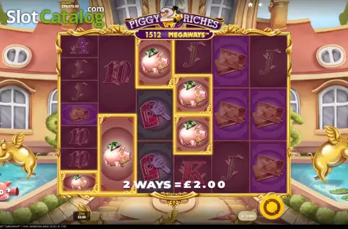 Οθόνη5. Piggy Riches 2 Megaways Κουλοχέρης