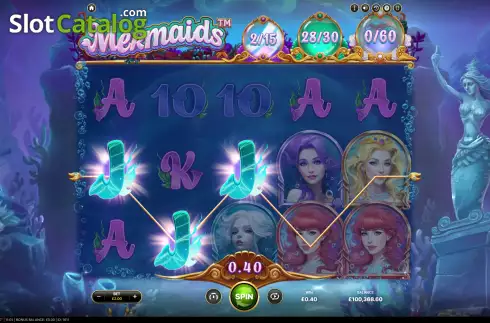 Οθόνη3. Mermaids Κουλοχέρης