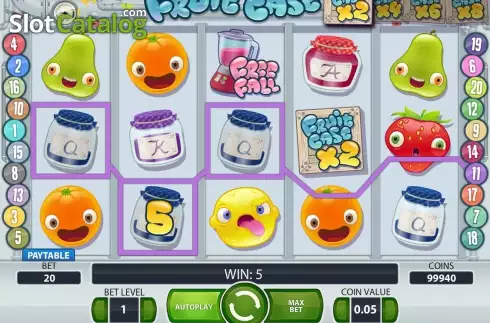 Οθόνη4. Fruit Case (NetEnt) Κουλοχέρης