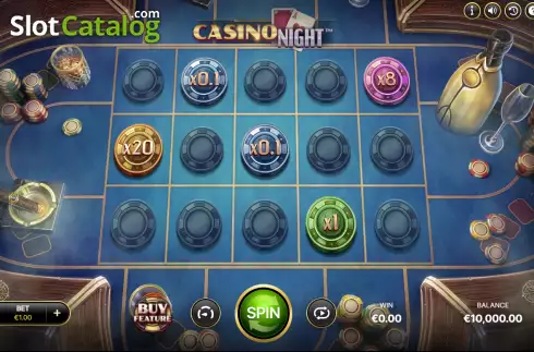 Οθόνη2. Casino Night Κουλοχέρης
