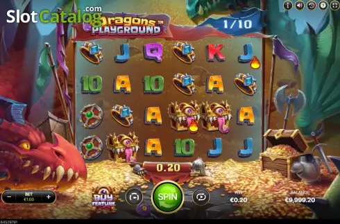 Οθόνη3. Dragons Playground Κουλοχέρης