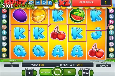 Οθόνη2. Fruit Shop (NetEnt) Κουλοχέρης